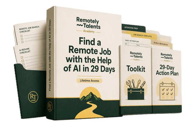 Remote Job With AI course and toolkit bundle