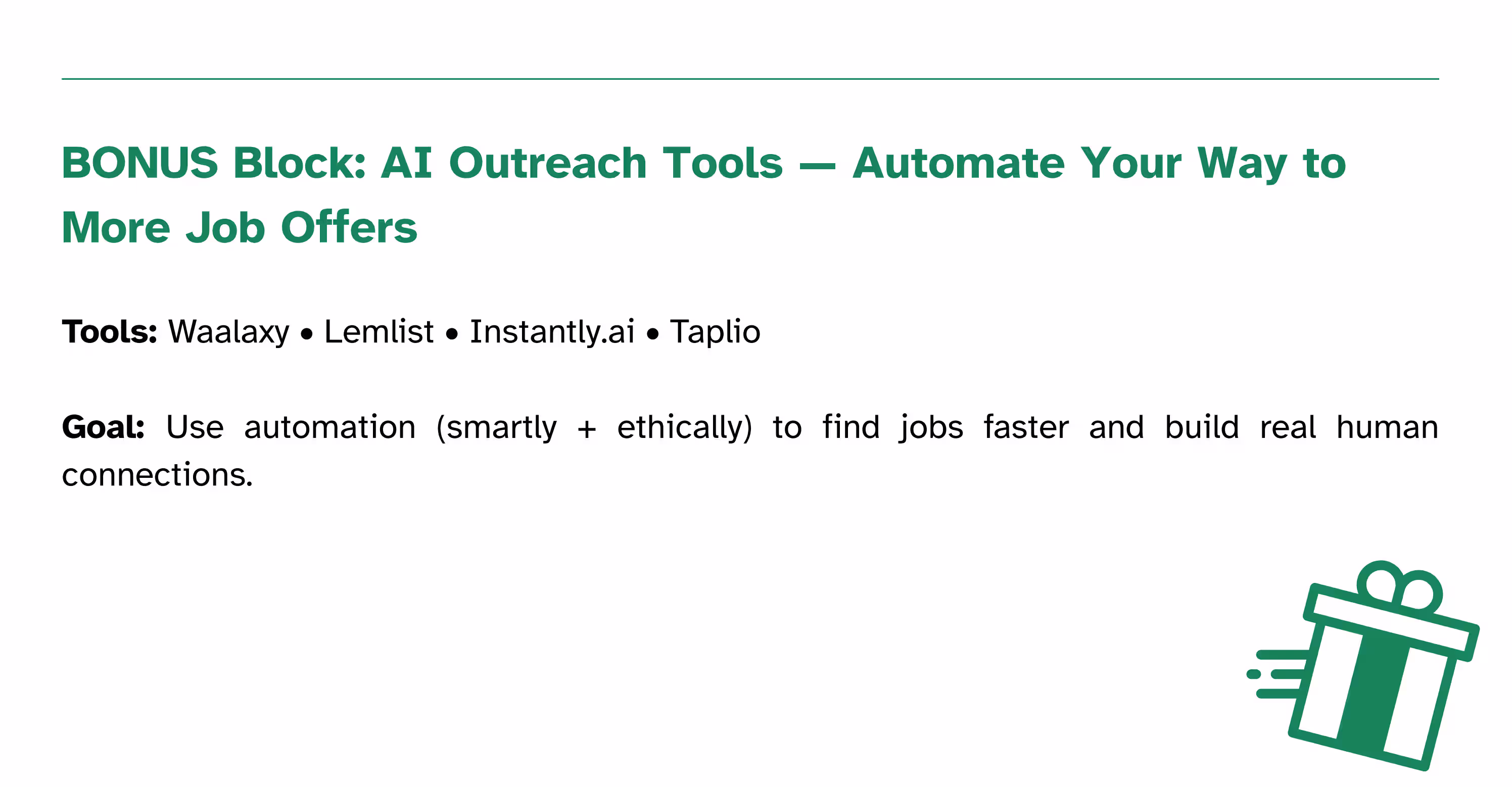 Phase 6 advanced outreach overview