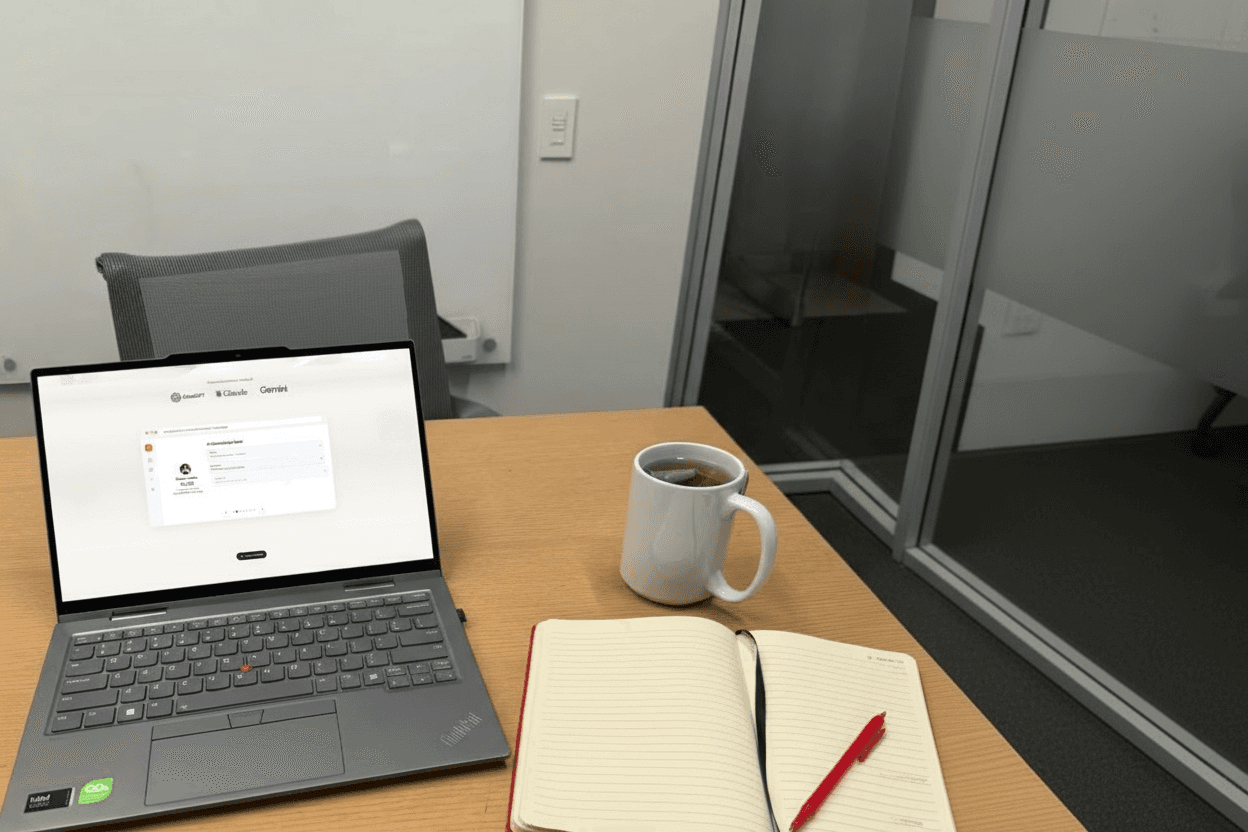 Alex Thompson workspace